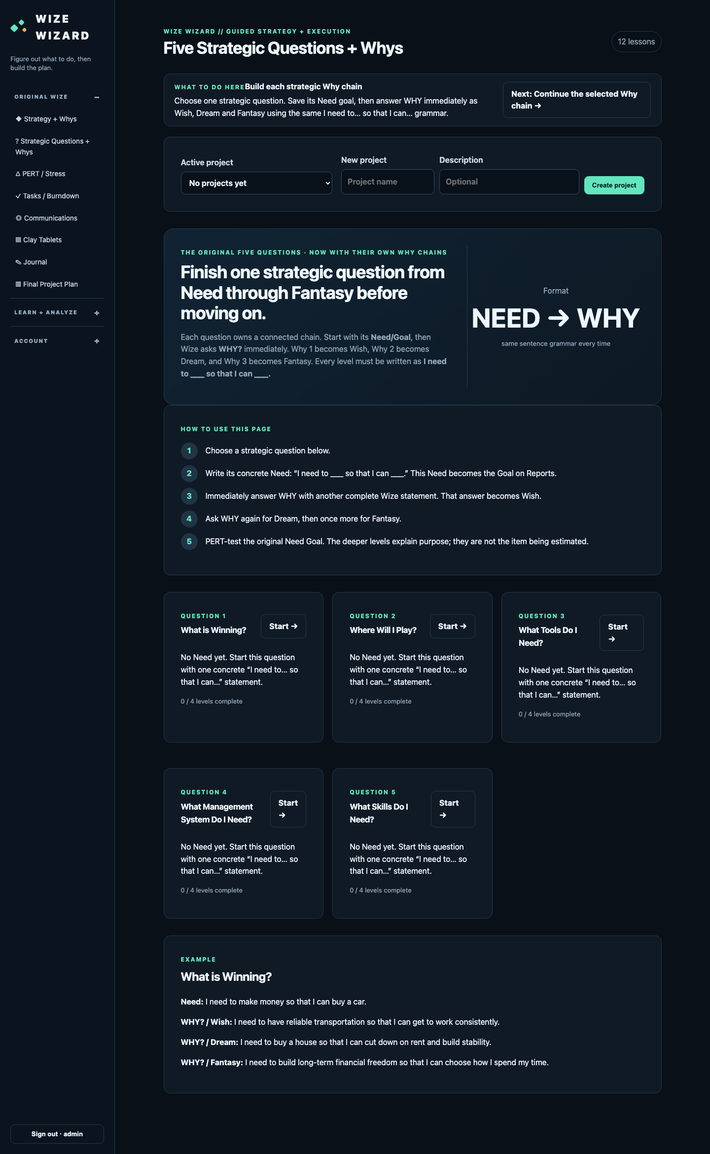 04 Strategic Questions Whys
