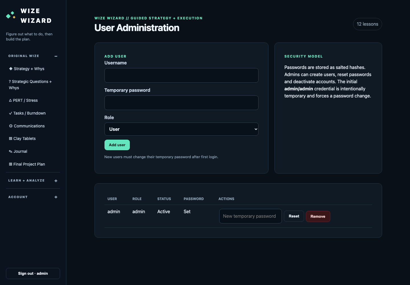 13 Admin Users